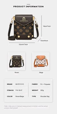 💥MATEYOYO Korean Style Water Resistant Ladies Shoulder Bags_img_5