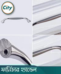 ৪ ইঞ্চি নিকেল পলিশ করা ফার্নিচার হ্যান্ডেল আসবাবপত্র ক্যাবিনেট ডোর পুল হ্যান্ডেল_img_1