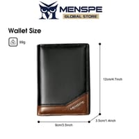 💥MENSPE PU Leather Wallet with Zipper_img_4