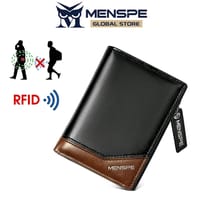 💥MENSPE PU Leather Wallet with Zipper_img_10