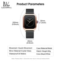 💥LouisWill Korean Style  Waterproof Fashion Watch for Women_img_1