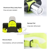 💥Outtobe Scuba Diving Waterproof Head Light with free Battery Charger_img_5