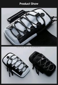 💥Vocoal Waterproof PU Leather with Headphone Hole Cross Body Bag_img_10