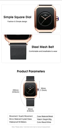 💥LouisWill Korean Style  Waterproof Fashion Watch for Women_img_4