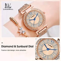 💥LouisWill Steel Strap Waterproof Wristwatch_img_4