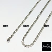 3.5mm Men's Neck Chain Stainless Steel Silver Color (GC-332)_img_0