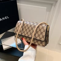 Popular brand print shoulder bag_img_3