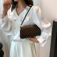 Popular brand print shoulder bag_img_5