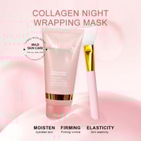 Sleep Facial Mask Collagen Sleeping Mask Face Beauty Korean Gel Collagen Overnight Wrapping Peel-Off Facial Mask_img_0