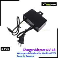 12V 2A Waterproof AC-DC Charger Adapter | EU/US Plug for CCTV, Monitor, and Security Cameras_img_0
