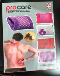 Electric Hot Water Bag Pain Remover - Multicolour - Hot Water Bag_img_1