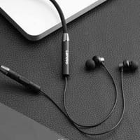 Lenovo HE05 Wireless Bluetooth 5.0 in-Ear Neckband Earphones with Mic - Black Color_img_4