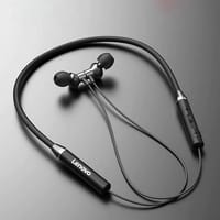 Lenovo HE05 Wireless Bluetooth 5.0 in-Ear Neckband Earphones with Mic - Black Color_img_0