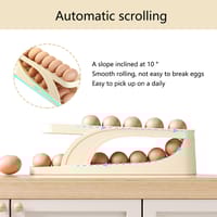 Automatic Rolling Egg Holder – Space-Saving 2-Layer Egg Storage Rack_img_2