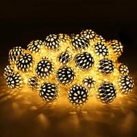 BALL SHAPE STEEL CASE FAIRY LIGHTS (20 Pcs., 15 Feet)_img_1