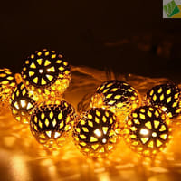 BALL SHAPE STEEL CASE FAIRY LIGHTS (20 Pcs., 15 Feet)_img_4