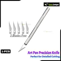 Crafting Art Pen Precision Knife with Interchangeable Sharp Blades | DIY Cutting Tool_img_0