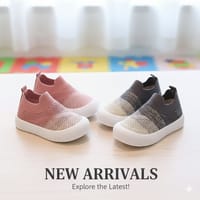 Kids Slip-On Breathable Knit Sneakers (9 months to 6 years) for yours BABUU_img_0