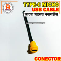 Type-C Female Connector with Attached Wire | USB-C Socket to Open End Cable_img_5