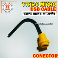 Type-C Female Connector with Attached Wire | USB-C Socket to Open End Cable_img_4