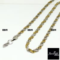 5mm Twist Neck Chain Two Color  Stainless Steel (GC-318)_img_0