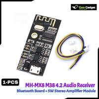 MH-MX8 M38 Bluetooth 4.2 MP3 Audio Receiver Board with Built-in 5W Stereo Amplifier Module_img_0