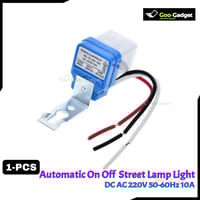 Photo switch Automatic On Off Photocell Street Lamp Light Switch Controller DC AC 220V 50-60Hz 10A_img_0