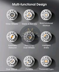 💥Outtobe Abdominal Roller Ab Wheel Roller Automatic Rebound Ab Roller Wheel_img_4