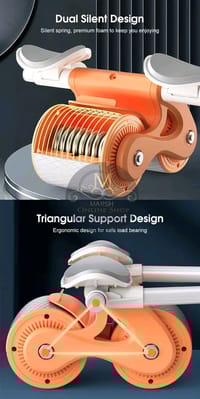 💥Outtobe Abdominal Roller Ab Wheel Roller Automatic Rebound Ab Roller Wheel_img_10