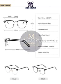 💥MENSPE Men Glasses Computer Glasses Photochromic Eyeglasses_img_4