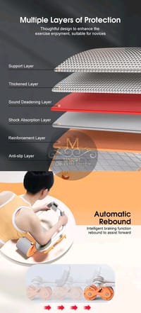 💥Outtobe Abdominal Roller Ab Wheel Roller Automatic Rebound Ab Roller Wheel_img_9