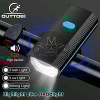 💥Outtobe Bicycle Lamp Headlight Multi-Function 2-In-1 Headlight With Speaker_img_0