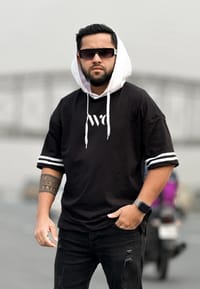 WE Hoodie T Shirt Black_img_1