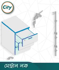 ১ সেট সেন্ট্রাল লক ফাইল ক্যাবিনেট লক ট্রিপল ড্রয়ার লক সাইড মাউন্টিং তিনটি ইন্টারলকিং অ্যাসর্টেড লক_img_4