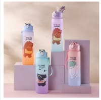 700 ml New Outdoor Sports Plastic Water Cup Square Fresh And Simple Student Portable Straw Water Cup 700Ml - Refreshing And Portable Water Cup For Outdoor Use_img_0