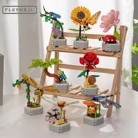 Swallowtail Butterfly Sunflower Potted Plant_img_1