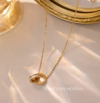 Circled ring pendant neckpiece_img_0