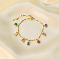 Colored zircon stone bracelet_img_0