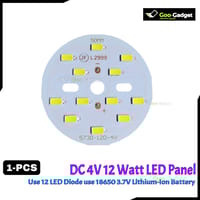 DC 12W 4-Volt LED Plate Panel 12D | High-Efficiency LED Light Panel_img_0