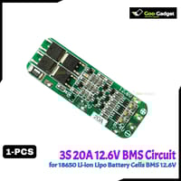3S 20A 12V 18650 Lithium-Ion Battery Charger Protection Board | BMS Module for Lithium Battery S0315_img_0