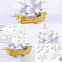 Pirates Ship Model Building Kit_img_3