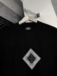 2 T-Shirt [COMBO] BANDANA FREE. Men’s Oversized Heavyweight Drop Shoulder T-Shirt Black._img_3