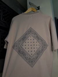 2 T-Shirt [COMBO] BANDANA FREE. Men’s Oversized Heavyweight Drop Shoulder T-Shirt Black._img_7