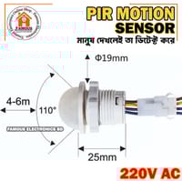PIR Infrared Motion Sensor Switch 110/220V Auto on Off Light Switch PIR Sensor Detector Light Switch Led Sensitive Night Lamp PIR Infrared Motion Sensor Switch 110/220V Auto on Off Light Switch PIR Sensor Detector Light Switch Led Sensitive Night Lamp_img_1