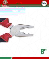 ৮ ইঞ্চি কম্বিনেশন প্লাইয়ারস হেভি ডিউটি নিকেল ক্রোমিয়াম স্টিল পেশাদার মানের প্লাস SOLID_img_3