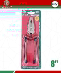 ৮ ইঞ্চি কম্বিনেশন প্লাইয়ারস হেভি ডিউটি নিকেল ক্রোমিয়াম স্টিল পেশাদার মানের প্লাস SOLID_img_4