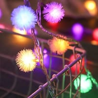 কদম ফুলের মত লাইট, দিবে বিভিন্ন ধরনের আলো 🥰 Hairy Ball Fairy Light_img_4