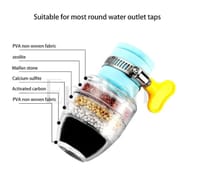 1 pcs Activated Carbon Faucet Water Filters Universal Interface Home Kitchen Faucet Tap Water Clean Purifier Filter Cartridge Five Layer Water Filter_img_1