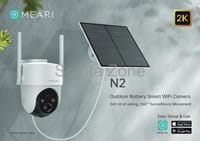Meari V1 3MP Outdoor 4G PTZ Camera With Battery & Solar Panel – Model: V1_img_1