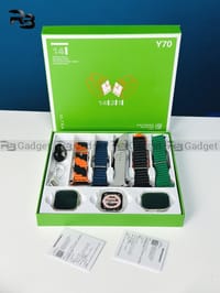 Y70 Ultra Couple Smartwatch With 13 Straps + Digital Tazbi_img_0